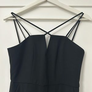 BCBG Maxazria Cut Out Jump Suit with Pockets